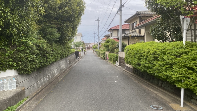 静かな住宅街